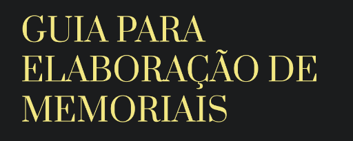Guia Para Elaboração de Memoriais